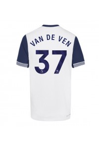 Tottenham Hotspur Micky van de Ven #37 Voetbaltruitje Thuis tenue 2024-25 Korte Mouw